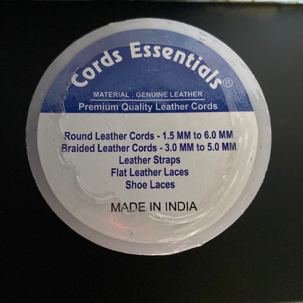 Cords Essentials Leather Show Laces